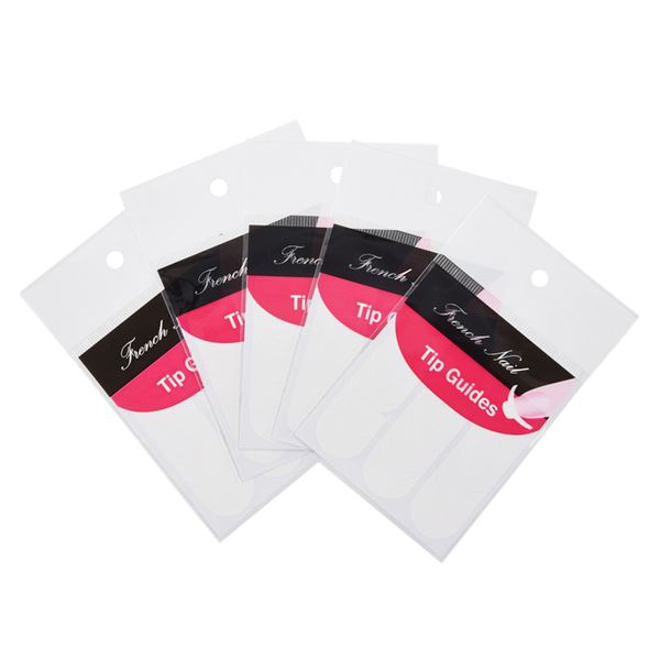

stickers french guide for nail polish, semi permanent uv varnish or uv gel white, Silver;gold