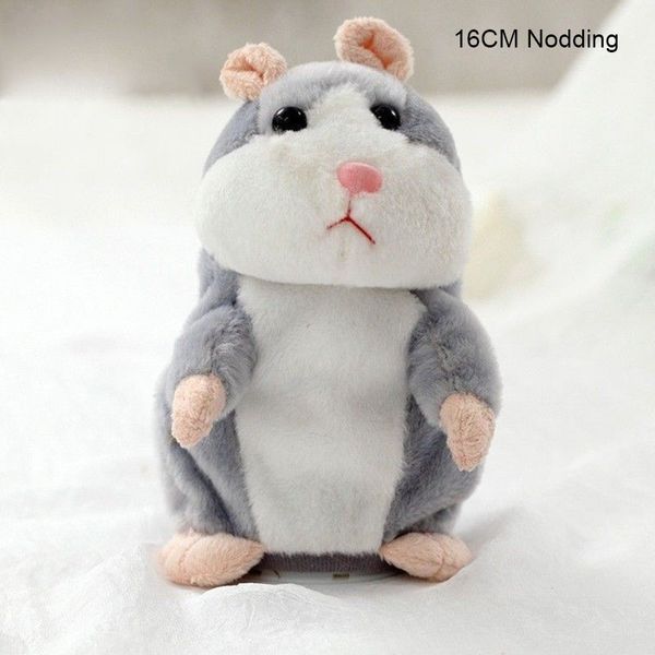 

lovely walking nodding hamster children kid plush toy hamster animal educational toy nsv775