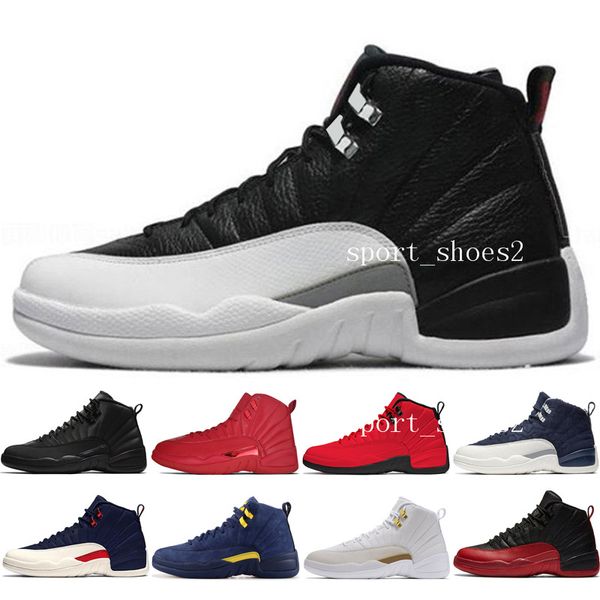 

12s winterized wntr gym red michigan mens basketball shoes the master flu game taxi wheat dark grey 12 men sports sneakers trainers us 7-13