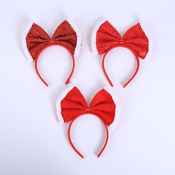 

new bowknot headband children girls women princess hairband hair accessory birthday headwear christmas