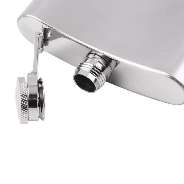 

1pc mini portable 5oz stainless steel alcohol whiskey wine pot hip flask flagon gifts for drinker sale