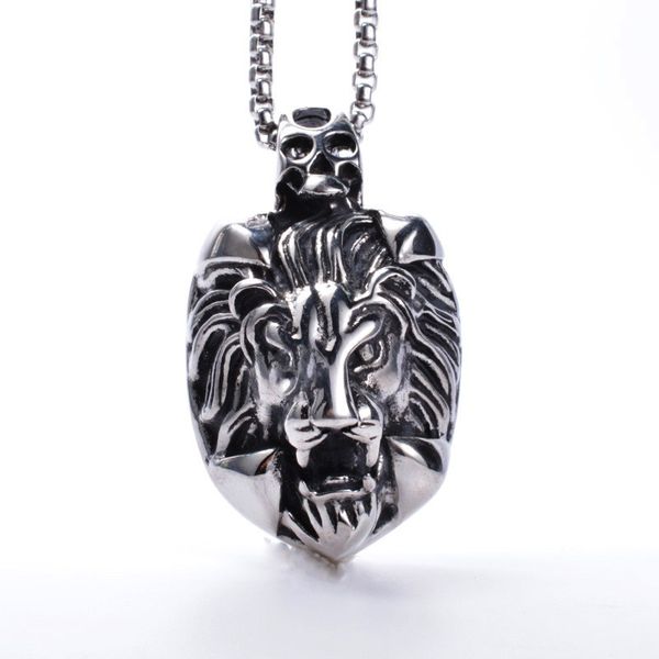 

fashionable male money die casting titanium steel necklace pendant, Black