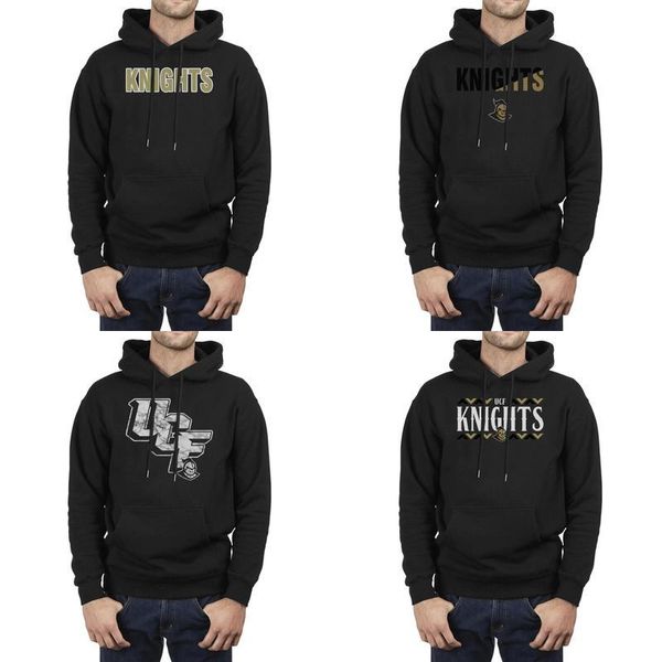 

fashion men university of central florida knights football wordmark logo black fleece hoodies design funny band mesh marble print ucf