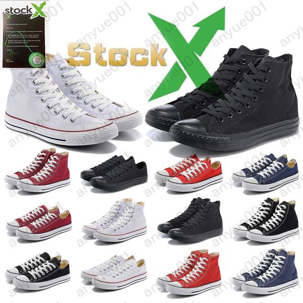 

2020 холст 1970-х годов star ox роскошные дизайнерские туфли черный белый красный привет реконструированный slam jam черный показать белый м, Black