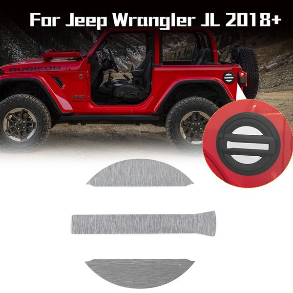 Автомобильные топливные резервуары Луки серебро для Jeep Wrangler JL 2018+ Высококачественные автомобильные внешние аксессуары