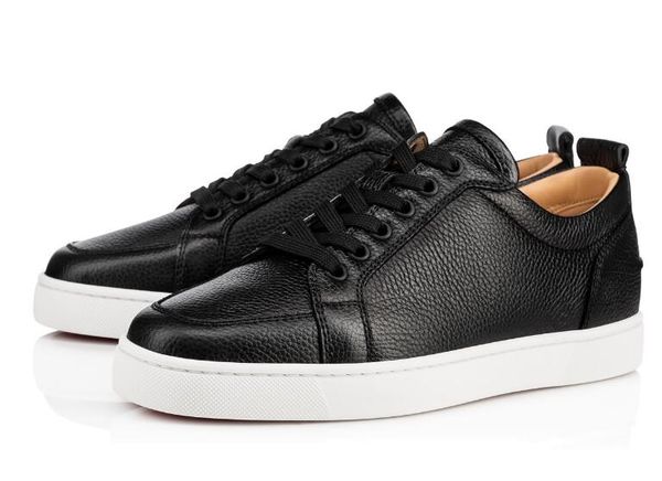 

бесплатная доставка бренд из желтой замши женщин красной подошвой rantulow любителей обувь мода красные нижние кроссовки rantulow orlato муж, Black