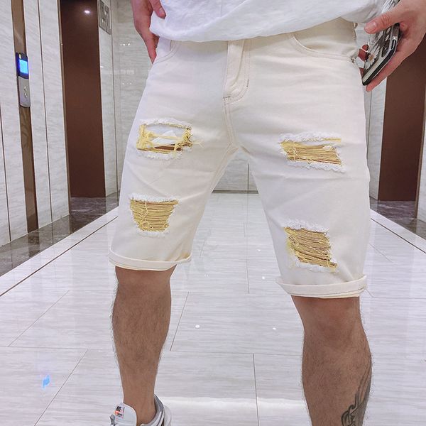 

we0708 new fashion 2020 casual shorts popular fashion design party style men's clothing, White;black