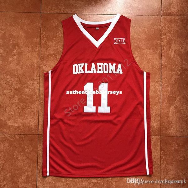 

2018 new trae young sooners college basketball jersey stitched vest jerseys ncaa, Black;blue