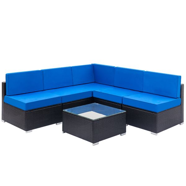

family sofa combination garden lisure sofa set weaving rattan sofa set with 1pcs corner sofas & 4pcs single sofas & 1 pcs coffee table