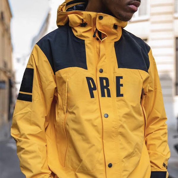 

19 box logo x thenf arc logo mountain parka men women jacket ca ual treet kateboard hip hop coat port outwear jacket hfl jk319, Black;brown