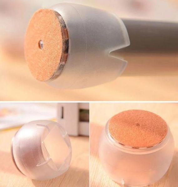 2020 Silicone Rectangle Square Round Chair Leg Caps Feet Pads