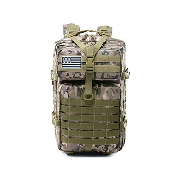 

hunting man large capacity 45l army tactical backpacks assault bags molle pack for trekking camping army green bag