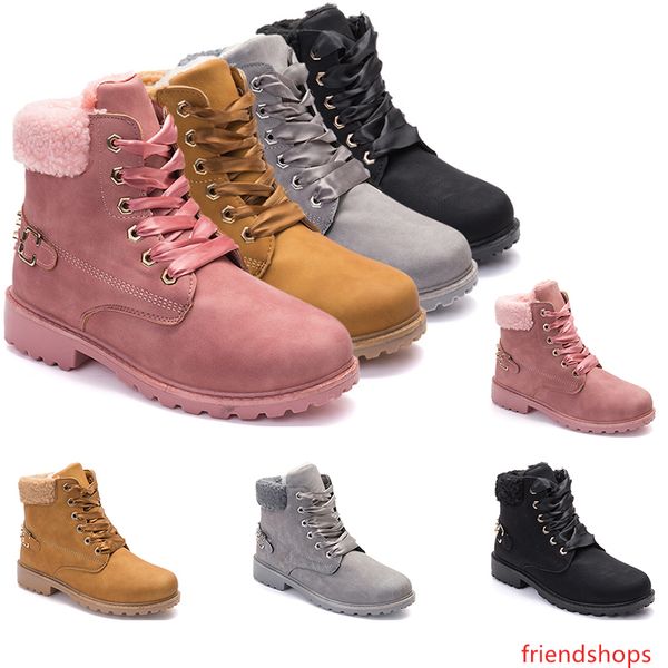 

2020 whole sale autumn winter new boots women cotton boots plus velvet warm rivet boots brown designers shoes eur 36-40 ing