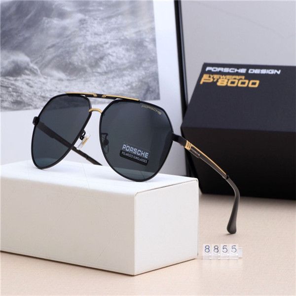 

Fashion Round Sunglasses Eyewear Sun Glasses Designer Black Metal Frame Dark Glass Lenses For Mens Womens Better Brown Cases