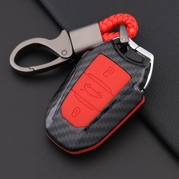 

colorful carbon fiber silicone car key case for 301 308 308s 408 2008 3008 4008 5008 car styling full cover accessories