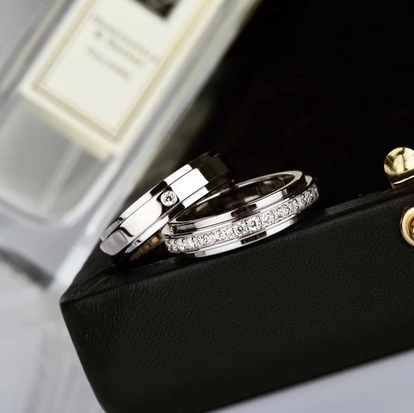 

2018 New arrival 316L Stainless Steel Rings with three colors spring Women and Men Rings Wedding Jewelry gift in 5#-10# free shipping PS54