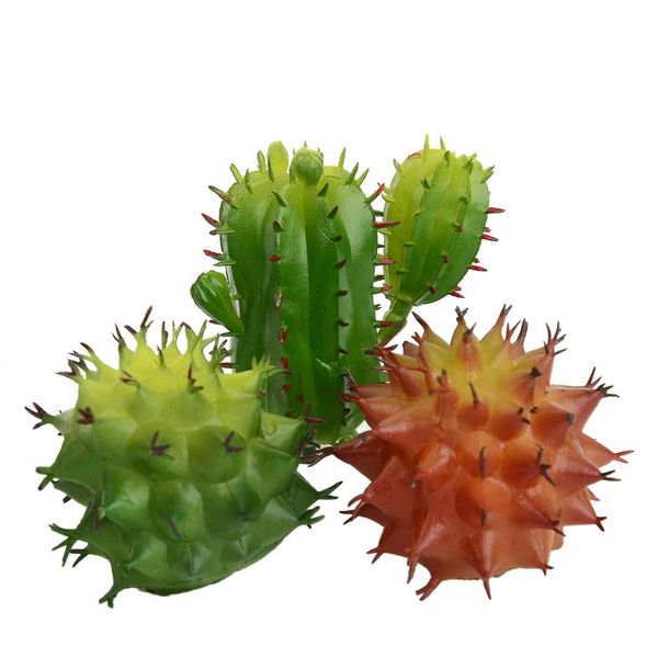 

1pc artificial cactus succulent garden lifelike plastic fake plants home decoration accessories home decor