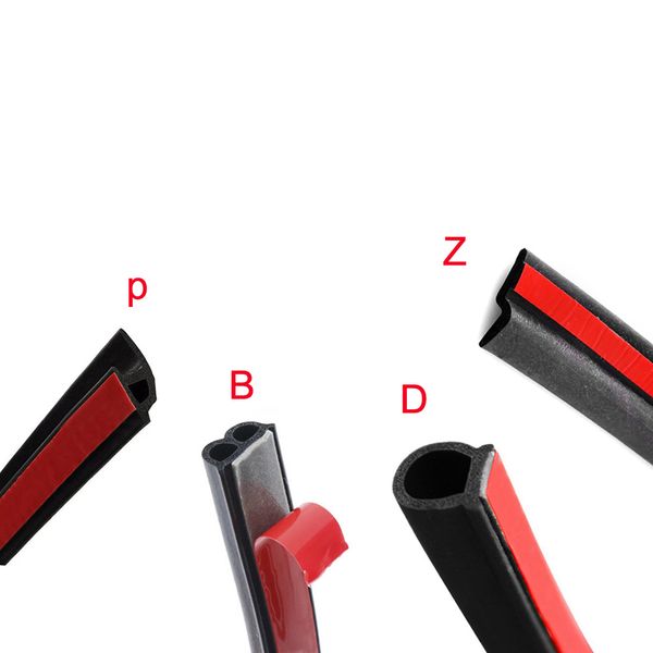 

2 метра авто резиновое уплотнение газа big d малый d z форма p тип b двери автомобиля печать weatherstripping шума звукоизоляция автомобиля