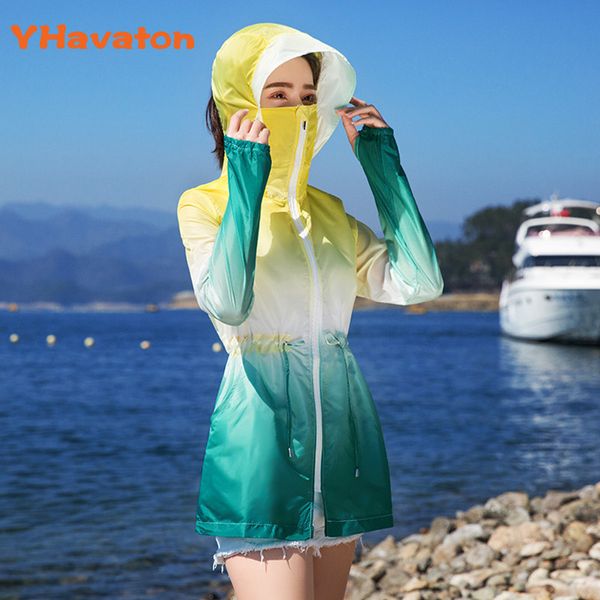 

outdoor summer sunscreen clothes for men women quick-drying sports windshirts with light weight and easy portability short coat, Black;brown