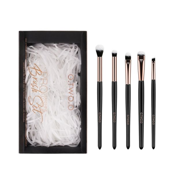 

5pcs/set brushes for makeup soft synthetic hair wooden handle eyeshadow brush smudge brush brow-eilling cosmetics kit