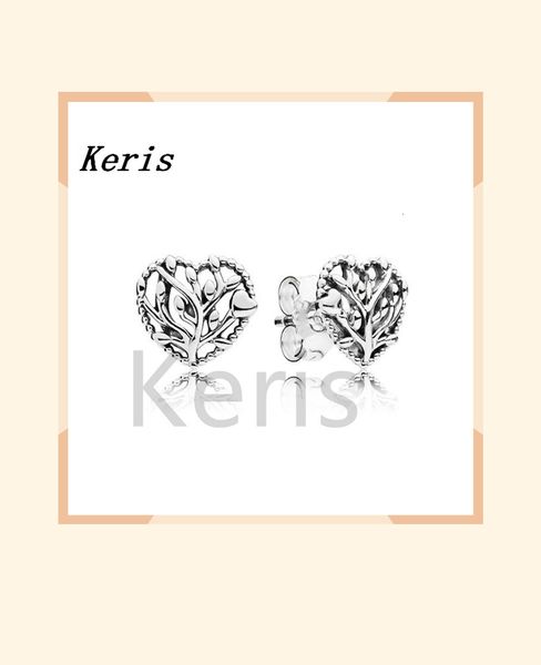 

100% 925 st0erling подлинных серебряная новой любви дерево очарование серьга оригинальные женский темперамент ювелирные прямые продажи от, Golden;silver