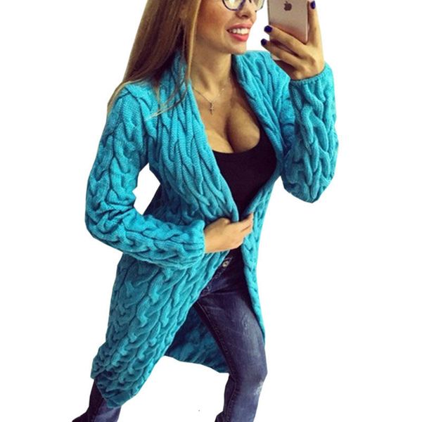 

long cardigan sweaters woman new fashion women knitted sweater coat autumn and spring long sleeve cardigan jacket female outwear femme, White;black