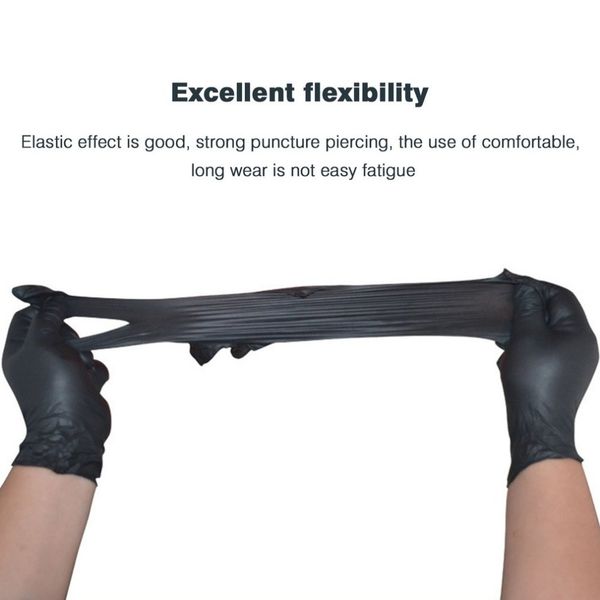 

dhl wholesale nitrile gloves black food grade waterproof allergy disposable work safety gloves nitrile gloves mechanic fast delivery