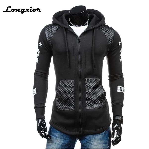

new casual hoodies men cardigan sweatshirt men hoody sweatshirt pullovers baseball jersey ss-m6, Black