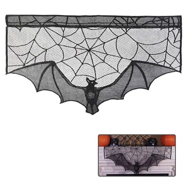 2019 Halloween Decor Haunted House Gothic Black Lace Spider