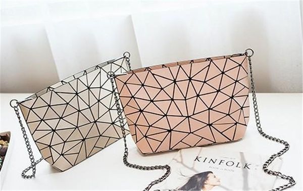 

Новые Женщины Роскошные Hangbag Цепи Геометрии Мода Дамы Девушки Сумки На Ремне Обыч