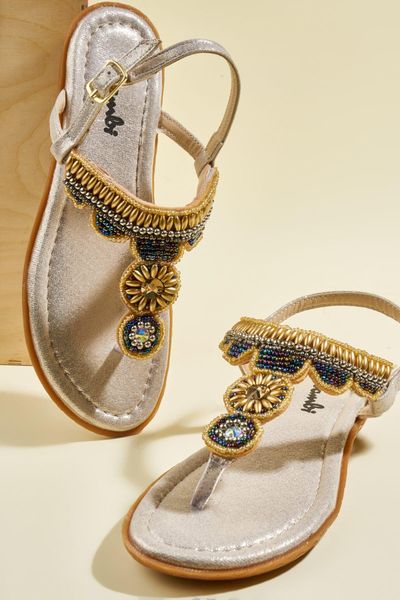 

bambi gold women sandals h06250212, Black