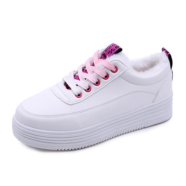 

cotton shoes female new women's boots winter plus velvet cotton shoes thick soled warm snow women's boots, Black