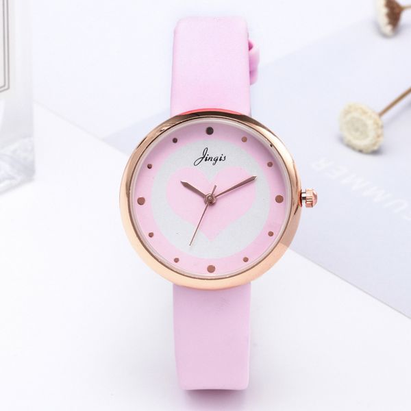 

new fashion fashion ladies watch heart pattern belt quartz watch dress, Blue