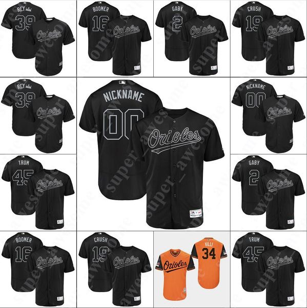 

Orioles Nickname 2019 Players Weekend Jersey Jonathan Villar Trey Mancini Renato Nunez Hanser Alberto Richie Martin Chris Davis Eddie Murray