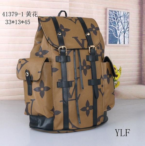 

l brands zack backpack genuine leather backpack real leather backpacks designers brands mens backpack size 45*33*13cm bag