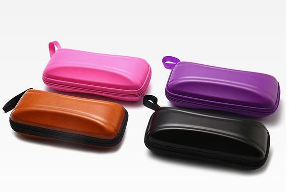 

new leather sunglasses box general compression glasses zipper cases 4 colour wholesales can mix colour