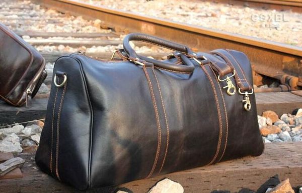 

54cm large capacity women travel bags quality men shoulder duffel bags carry on luggage keepall , bottom rivet lock