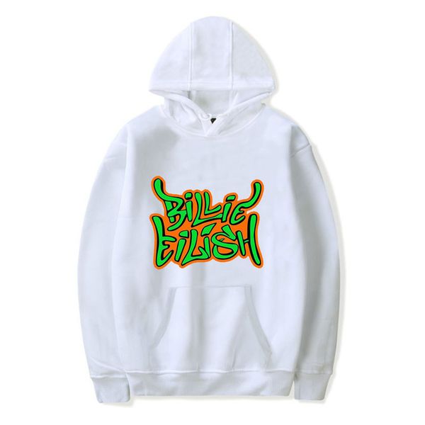 

billie eilish womens hoodies designer long sleeve hooded couples sweatshirts fashion lettes printed female apparel, Black