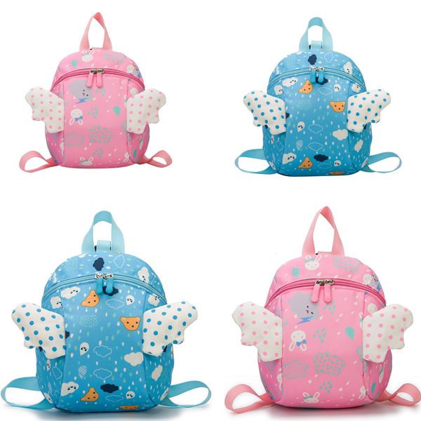 

children's fashion lovely kindergarten schoolbag small wings cartoon backpack