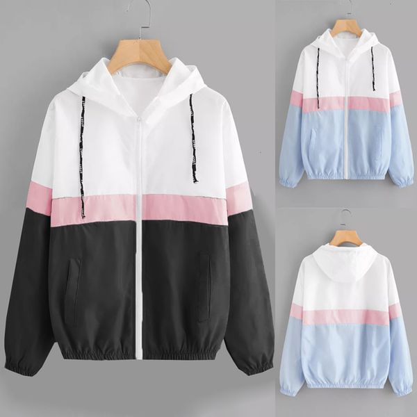 

women jackets women coat womens jacket full sleeve patchwork thin overcoat long sleeve 2019 new fashion solid outwear coat 18sep13, Black;brown