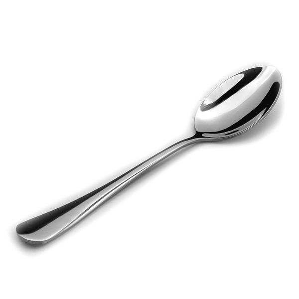 

good stainless steel teaspoon, 6.7 inches and 6.1 inches