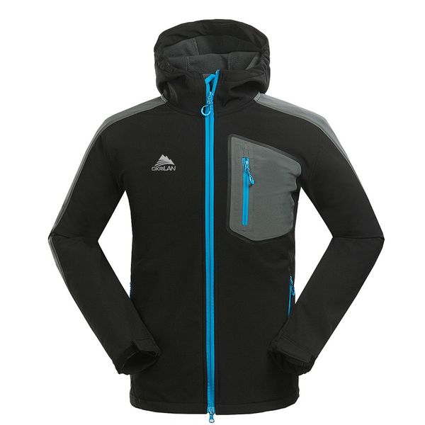 

windbreaker jacket thermal waterproof hoodie overcoat zipper letter print rain jacket with hood men kurtka przeciwdeszczowa, Blue;black