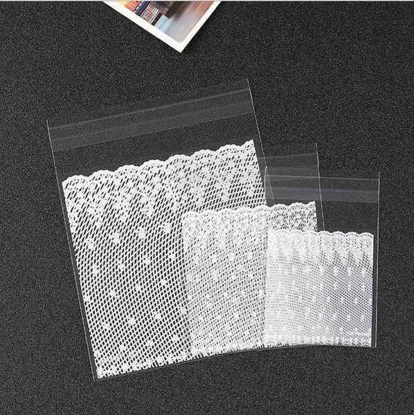 

3 sizes 100pcs/lot white lace wedding candy bags cookie biscuit bag cookie decorating tools