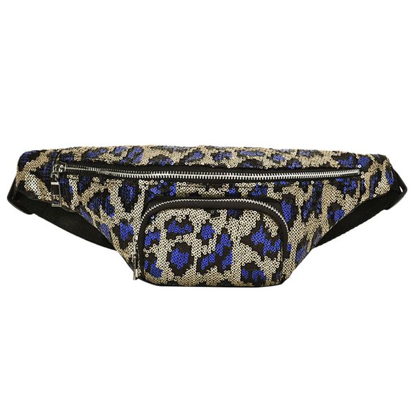 

xiniu neutral zipper sequin leopard small ladies messenger bags print messenger bag sport chest bag ladies zipper handbags#w1235