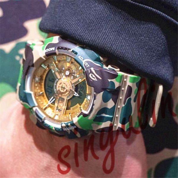 

джинсовый синий в полоску мужские спортивные водонепроницаемые часы-камуфляж зеленый топ бренд с коробкой горячий продавать роскошные авто с, Slivery;brown