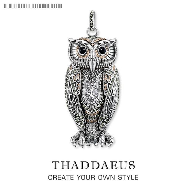 

pendant owl,2019 brand new fashion trendy jewelry thomas bijoux 925 sterling silver accessories cute gift for ts soul woman
