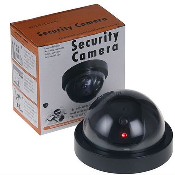 Simulação câmera simulado de segurança falso vídeo Vigilância Manequim IR LED Câmera Dome Signal Generator Papai Segurança Suprimentos DHW1506