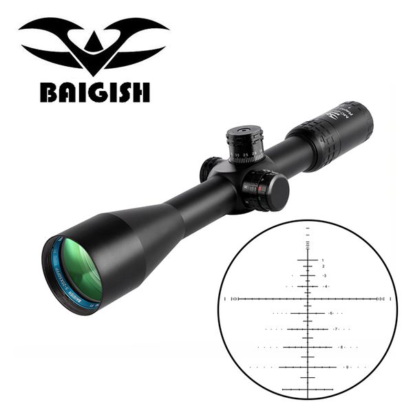 BAIGISH 5-25x50 Z1000 FFP Anblick Jagd Zielfernrohr Taktische Zielfernrohr Seite Parallaxe Einstellen Sniper Luftgewehr Zielfernrohr