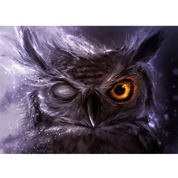 

xubx12 diy 5d diamond painting kits for adults, полная дрель вышивка краска с бриллиантом для домашнего декора стен(ночная сова