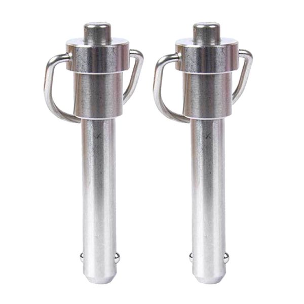 

2 pack push pull ball lock pins lock stainless steel release ball 30mm